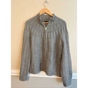 Talbots Mixed Stitch Cardigan